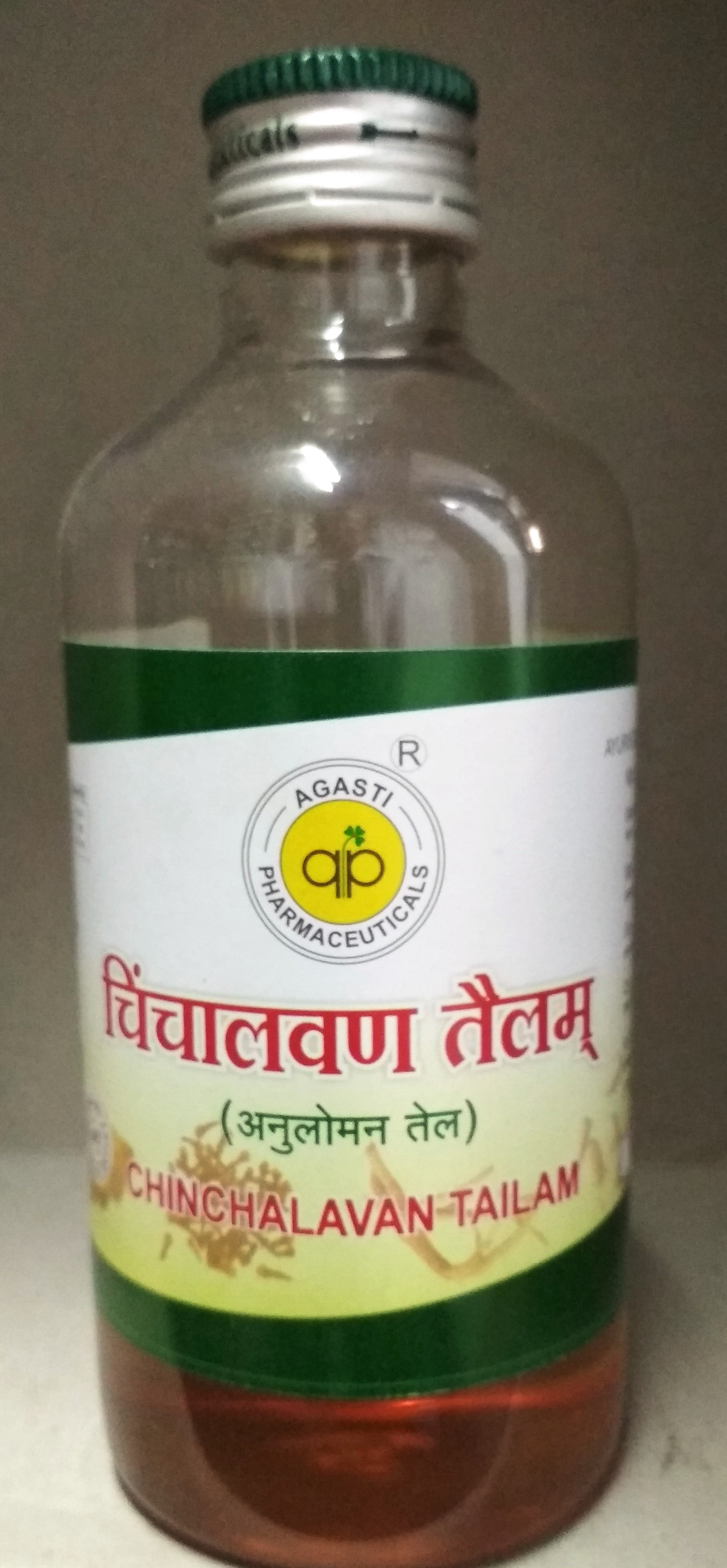 chincha lavan tailam 450 ml upto 15% off agasti pharmaceuticals